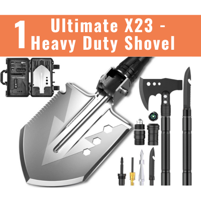 Ultimate X23 - Heavy Duty Multifunction (23-in-1) Shovel V2