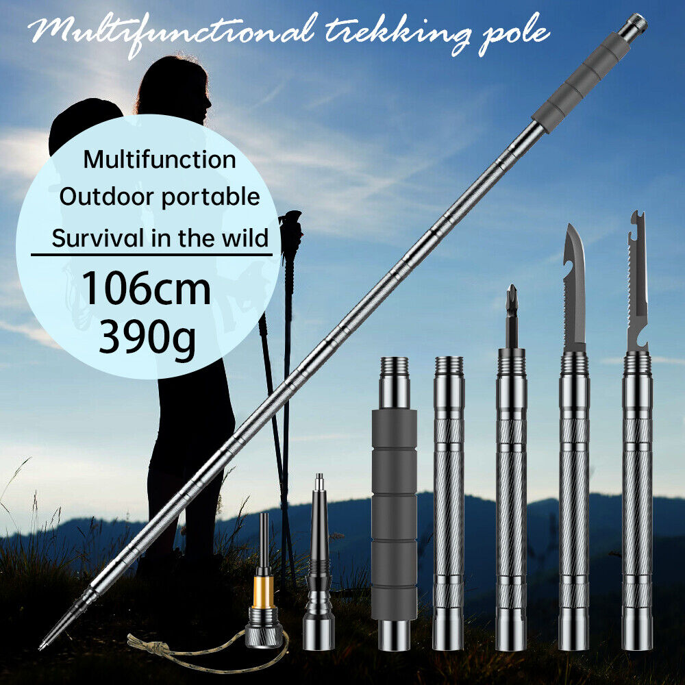 Ultra X Tactical Survival System - (10 in 1) Walking Stick